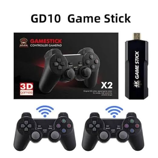 GD10 Game Stick With Two Wireless Controllers